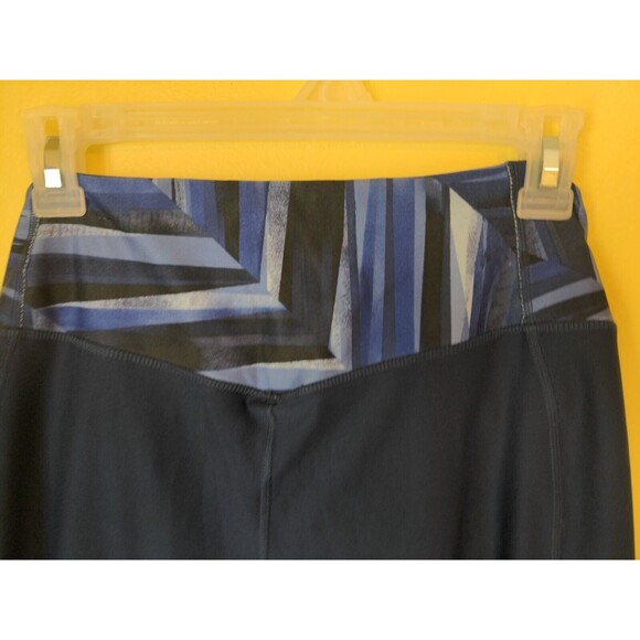 NIKE DRI FIT Running Capri Crop Royal Blue Pants Athletic Running Size Large - Picture 6 of 7